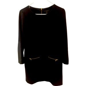 JCrew Black Mid-Length Dress